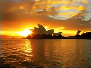 Zachód Słońca, Opera w Sydney, Australia
