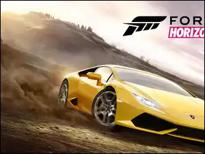 Samochód, Forza, 2, Horizon, Żółty