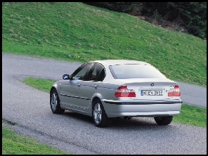 Srebrny, Sedan, BMW, E46