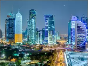 Katar, Drapacze Chmur, Doha, Miasto