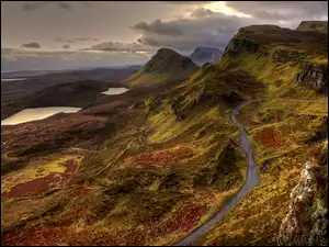 Szkocja, Góry, Wielka Brytania, Droga