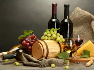 Wino, Kompozycja, Winogrona, Antałek