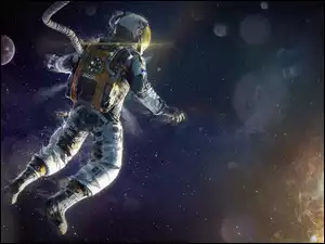 Gwiazdy, Kosmos, Astronauta