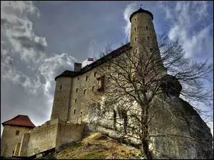 Polska, Zamek w Bobolicach, Wieś Bobolice, Śląskie
