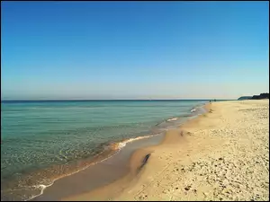 Plaża, Morze, Karwia, Piasek