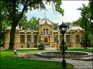Pałac, Latarnia, Fontanna, Ogród