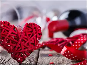 Walentynkowe czerwone serca