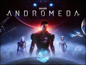 reklama gry komputerowej Mass Effect: Andromeda