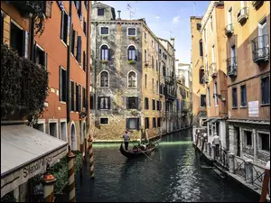 Wenecja, Dom, Włochy, Rzeka