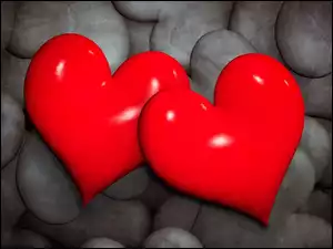 Walentynkowe serca