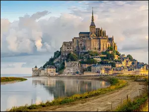 Zamek, Mont, Michel, Saint, Normandia