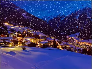 Tyrol, Śnieg, Kurort, Solden