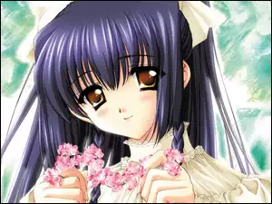 Dziewczyna, Anime, Kwiaty, Manga