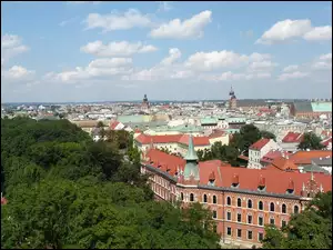 Panorama miasta, Polska, Kraków
