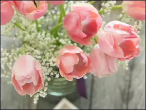Tulipanow, Bukiet, Rozowych