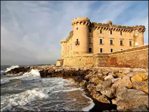 Włochy, Morze, Zamek