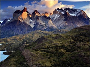 Patagonia, Góry, Del Paine
