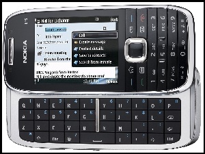 Srebrny, Nokia E75, Czarny