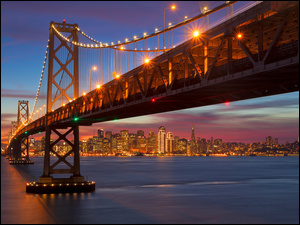 Most Golden Gate Bridge nad cieśniną Golden Gate w san Francisco