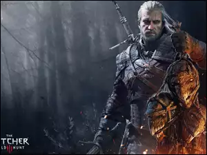 Geralt z Rivii główny bohater gry Wiedźmin 3: Dziki Gon