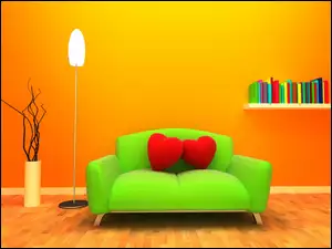 Lampa, Pokój, Sofa