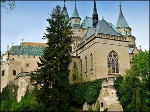 Zamek w Bojnicach, Słowacja, Bojnický zámok, Bojnice