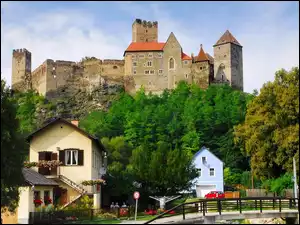 Zamek Hardegg, Austria, Park Narodowy Doliny Dyi, Miasto Hardegg