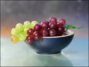 Winogrono w miseczce