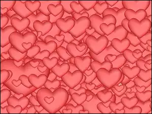 Graficzna tekstura walentynkowych serc
