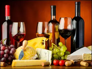 Degustacja win i serów