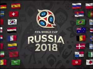 Flagi i Logo na Mundial w Rosji