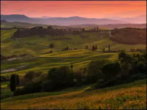 Panorama włoskiej Toskanii