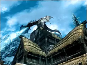 Kadr z fabularna gry akcji Skyrim