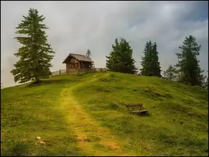 Domek na wzgórzu