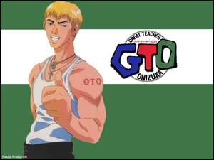logo, Great Teacher Onizuka, facet, biceps, gto