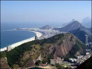 Plaża, Brazylia, Copacabanabeach, Rio de Janeiro