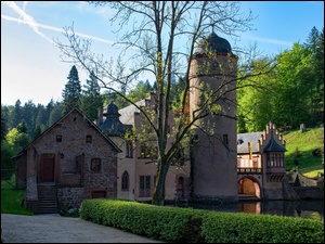 Zamek w niemieckiej miejscowości Mespelbrunn