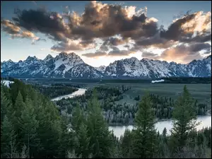 Park Narodowy Grand Teton w amerykańskim stanie Wyoming