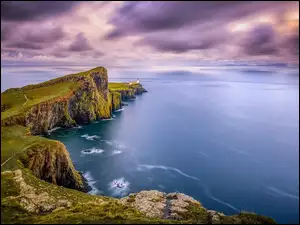 Latarnia morska Neist Point na wyspie Isle of Skye