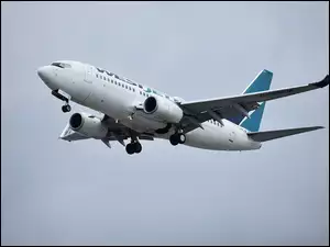 Boeing 737, Samolot pasażerski, Linia lotnicza, Lot, Kanadyjska, WestJet