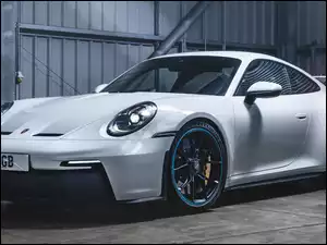 Przód, Białe, Porsche 911 GT3