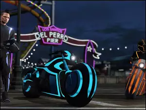 Postacie i motocykle w grze Grand Theft Auto V