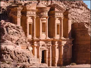 Ad-Dajr, Jordania, Świątynia, Skała, Petra