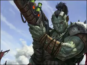 Wojownik Ork w grze World Of Warcraft