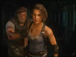 Kapitan Mikhail Victor i Ada Wong z gry Resident Evil 3
