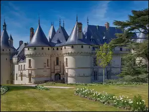 ZamekChaumont-Sur-Loire we Francji