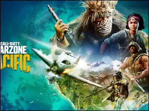 Postacie na plakacie do gry Call of Duty Warzone Pacific
