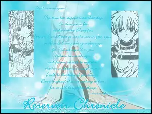 Tsubasa Reservoir Chronicles, postacie, dłonie, napisy