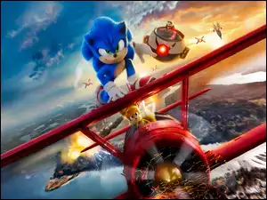 Postać Sonica z filmu The Hedgehog 2