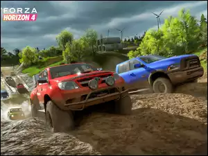Samochody terenowe w grze Forza Horizon 4